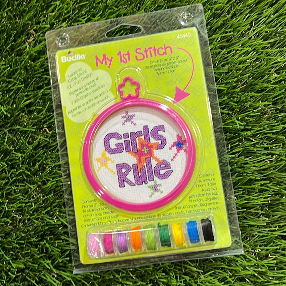 Bucilla My 1st Stitch - Girls Rule